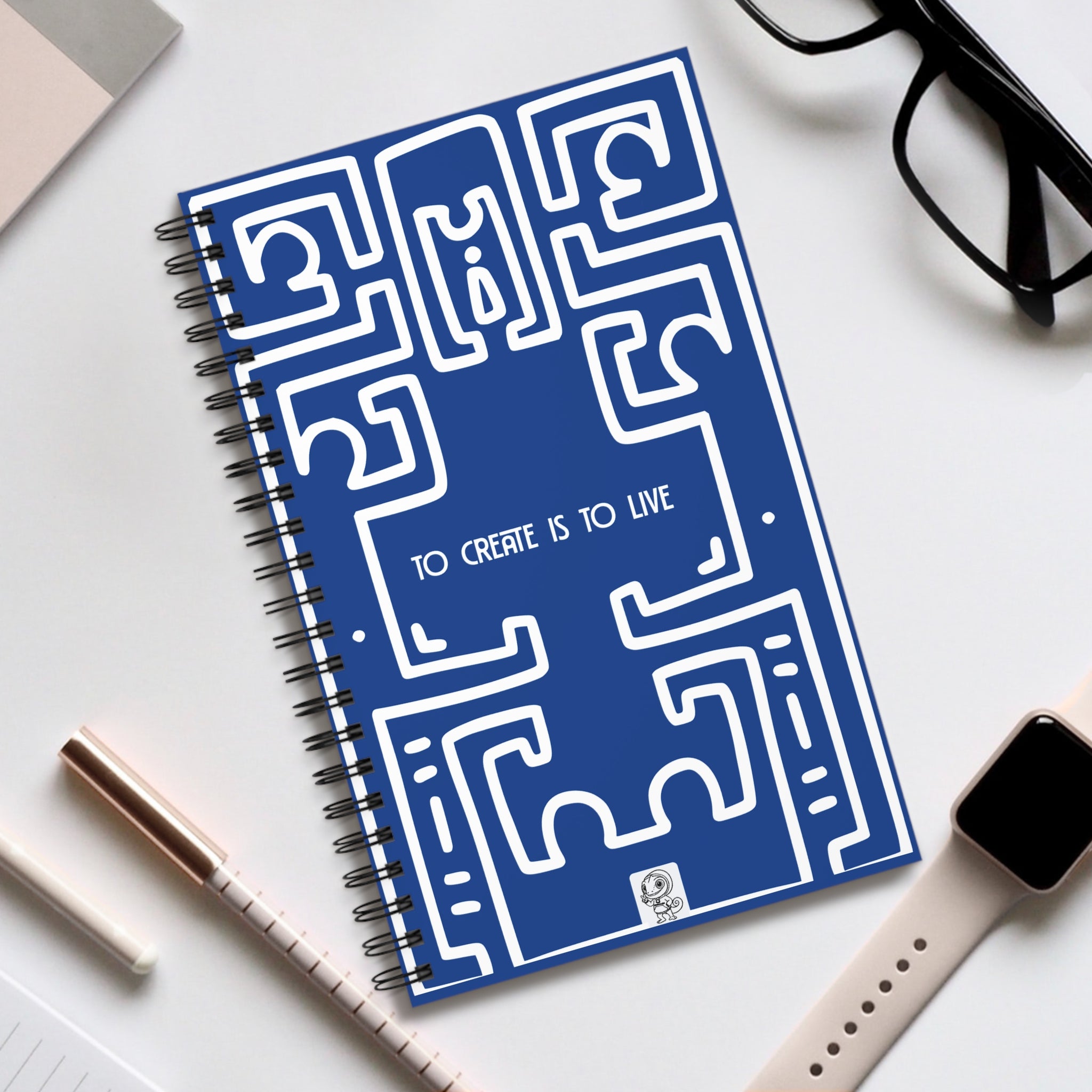 cute journal, travel journal, travel notebook, wander notebooks, spiral notebook, spiral journal, vintage vibes notebook design