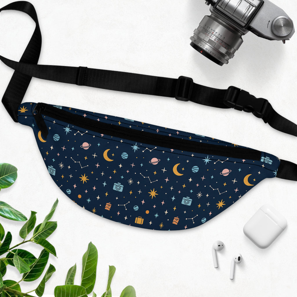 Starry Travel Pattern Belt Bag | Stylish Crossbody Waist Pack