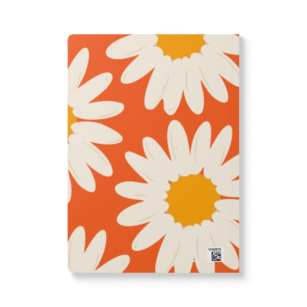 Good Stories Yellow Flower  Print | Lined, Soft Cover Notebook