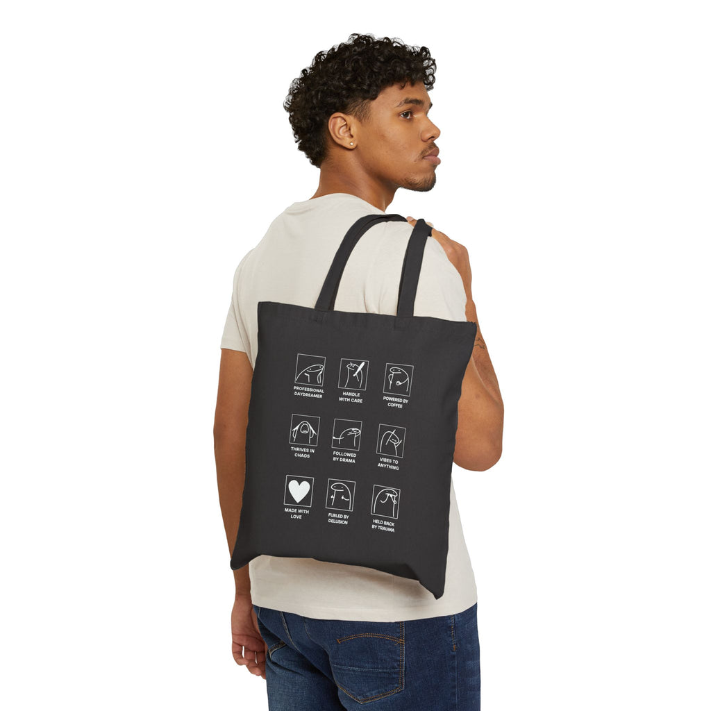 100% Human Collection Cotton Tote Bag