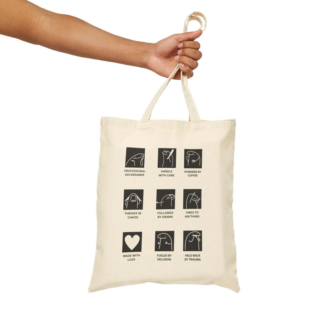 100% Human Collection Cotton Tote Bag