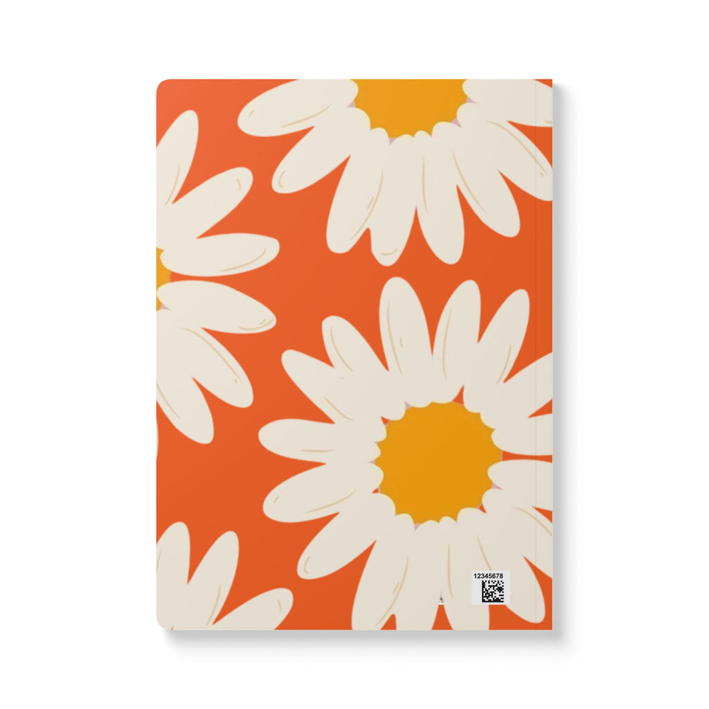 Good Stories Yellow Flower  Print | Lined, Soft Cover Notebook