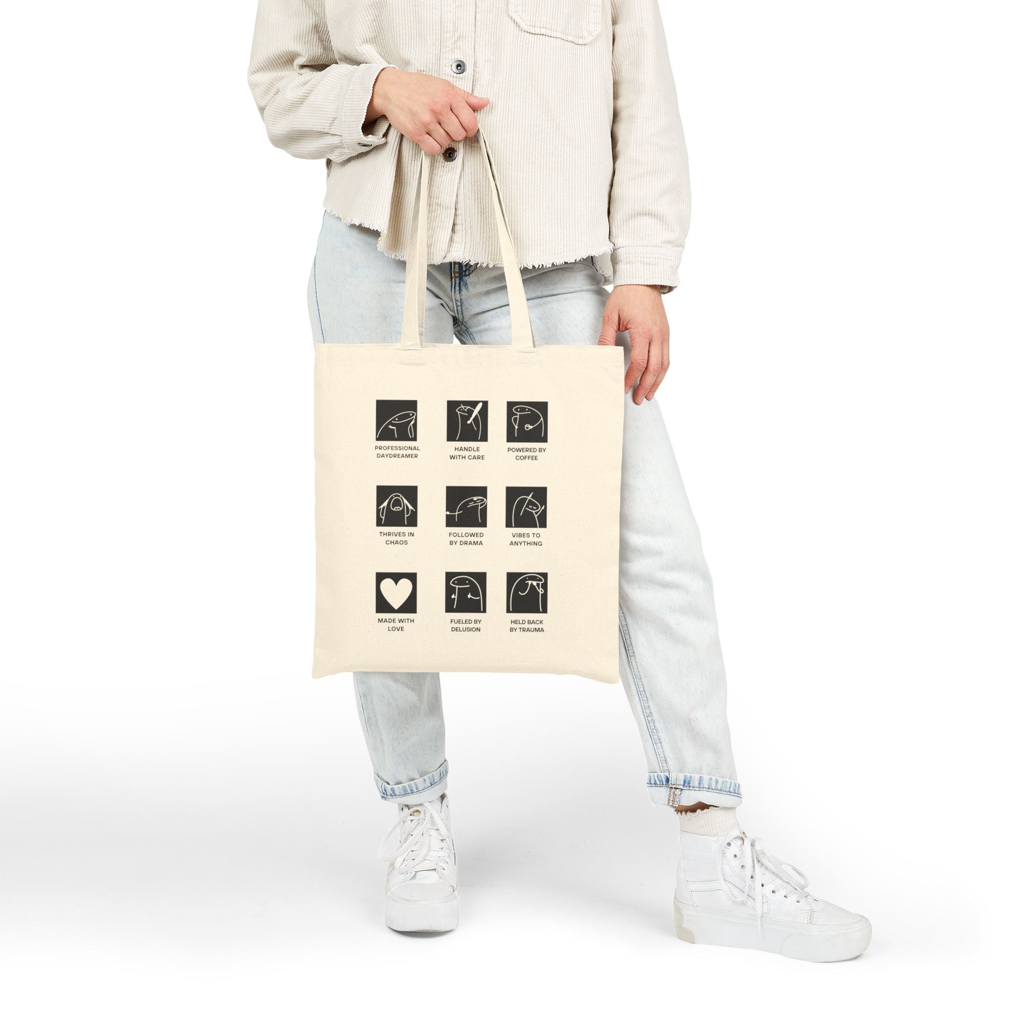 100% Human Collection Cotton Tote Bag