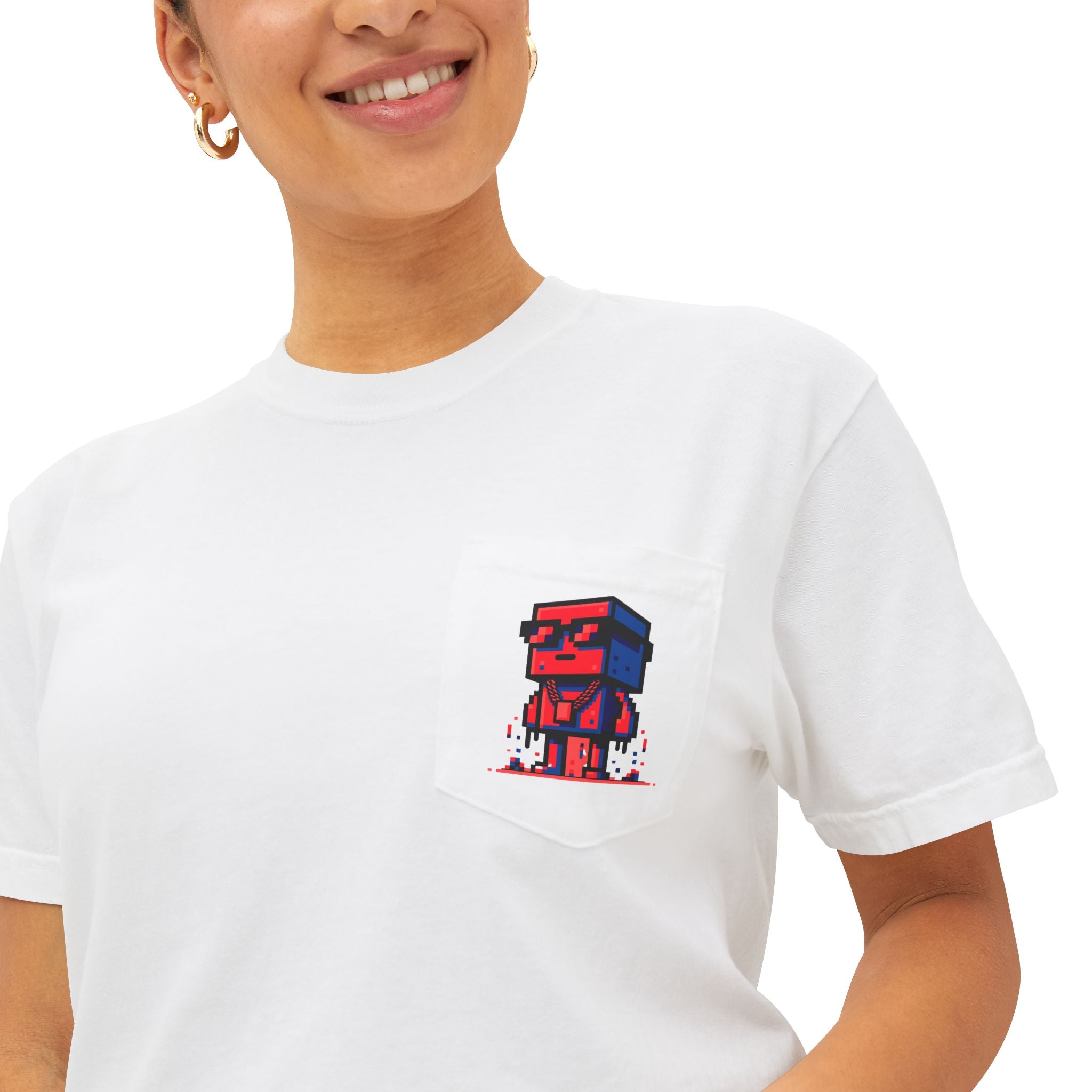Unisex Pocket T-shirt | 8-bit Graphic