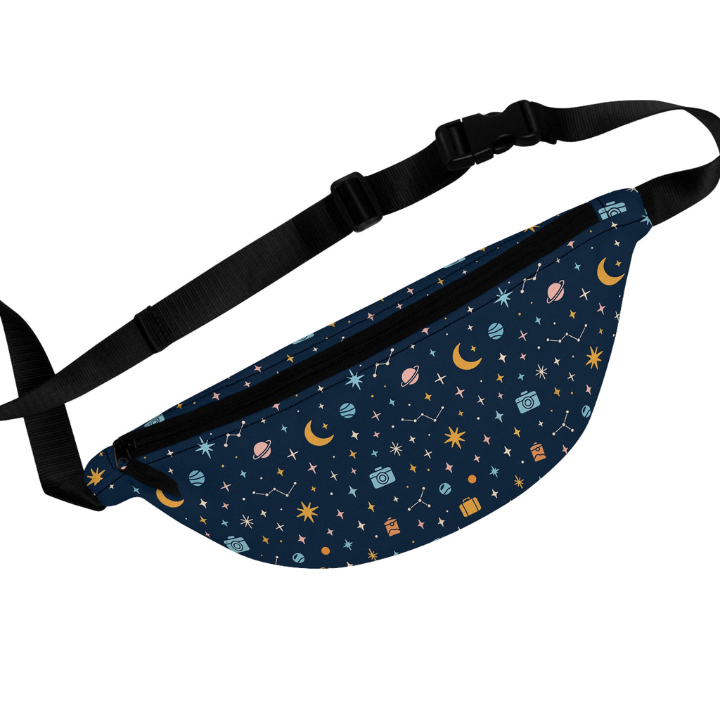 Starry Travel Pattern Belt Bag | Stylish Crossbody Waist Pack