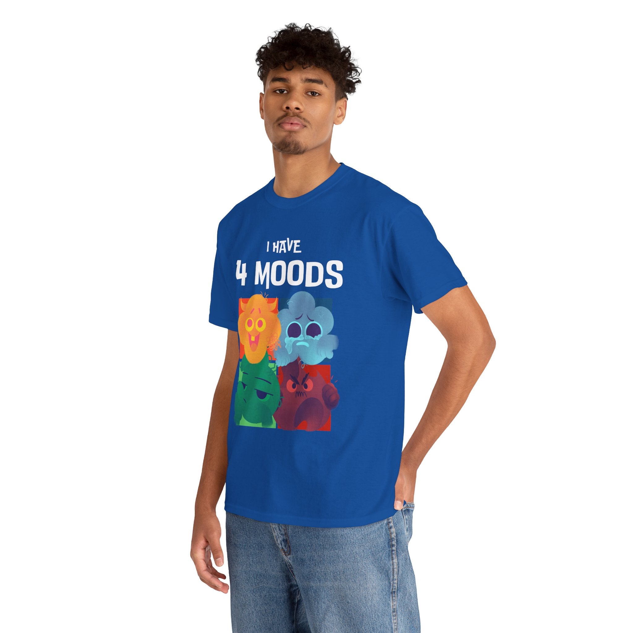 "I Have 4 Moods" Graphic Tee | Soft Cotton Unisex T-shirt