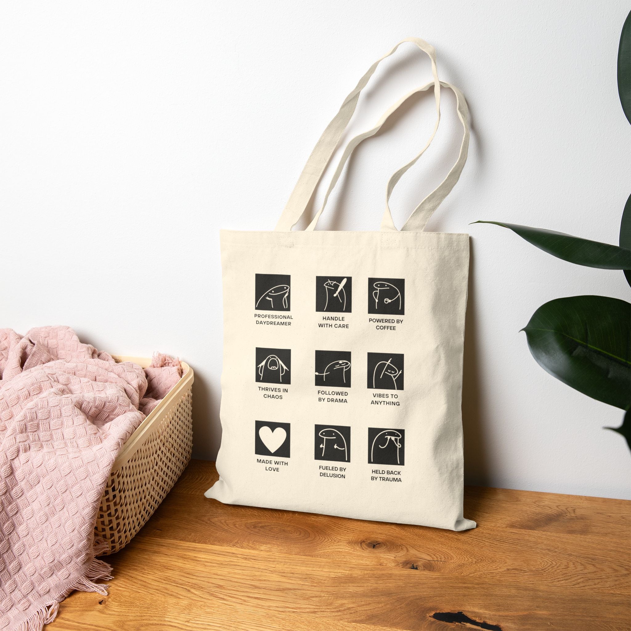 100% Human Collection Cotton Tote Bag