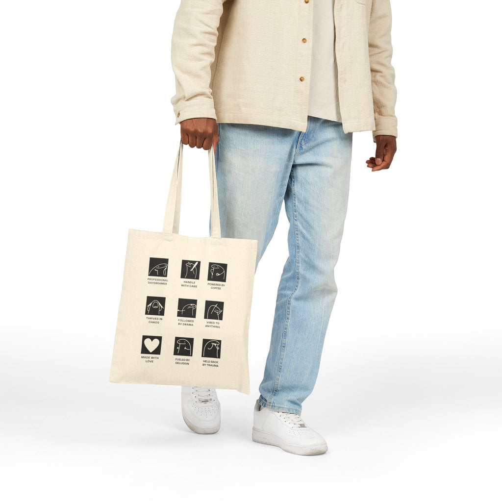 100% Human Collection Cotton Tote Bag
