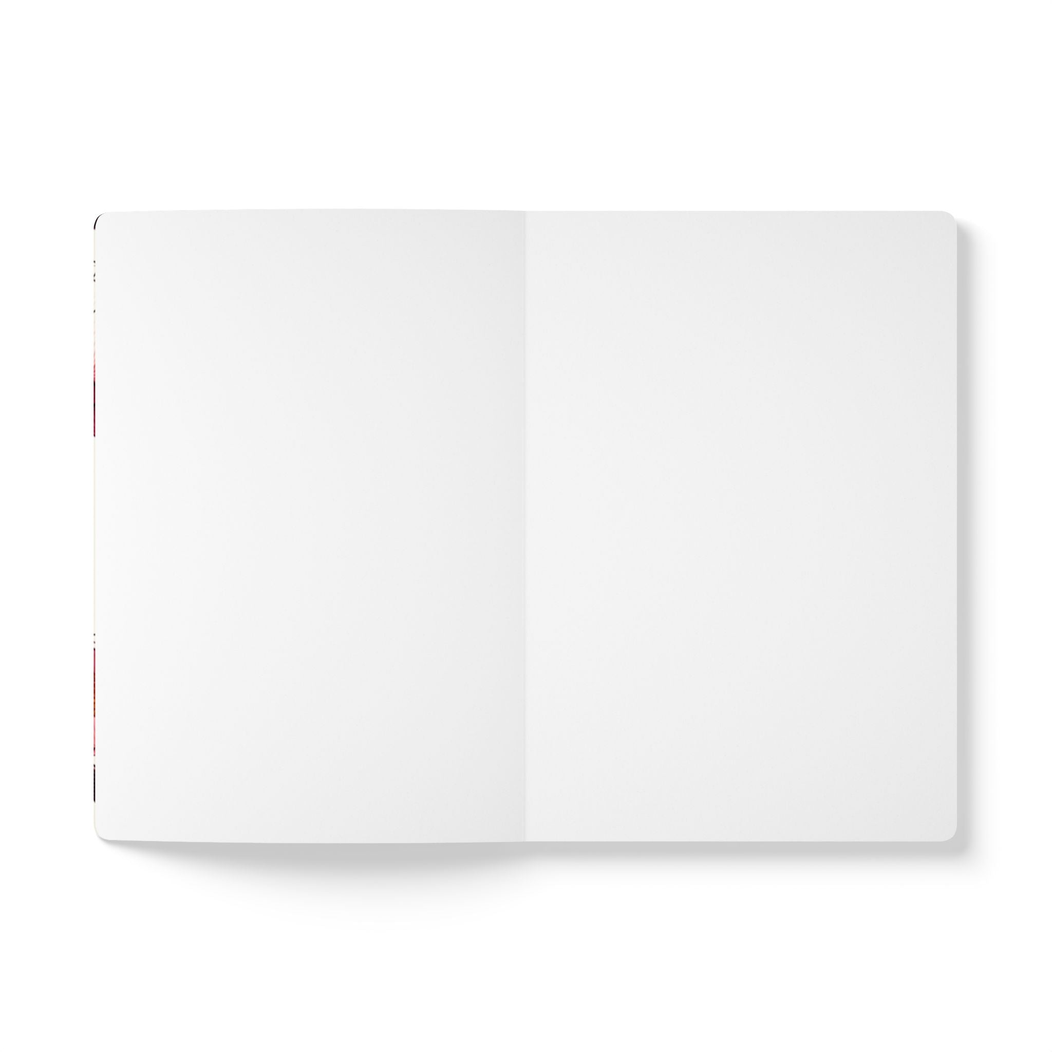 Japanese Cherry Blossom Print | Lined, Soft Cover Notebook