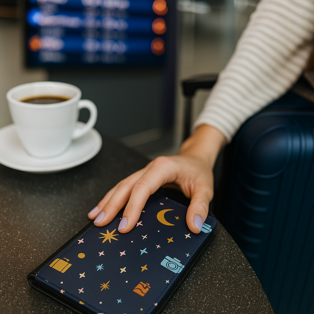 Starry Travel RFID Blocking Passport Wallet
