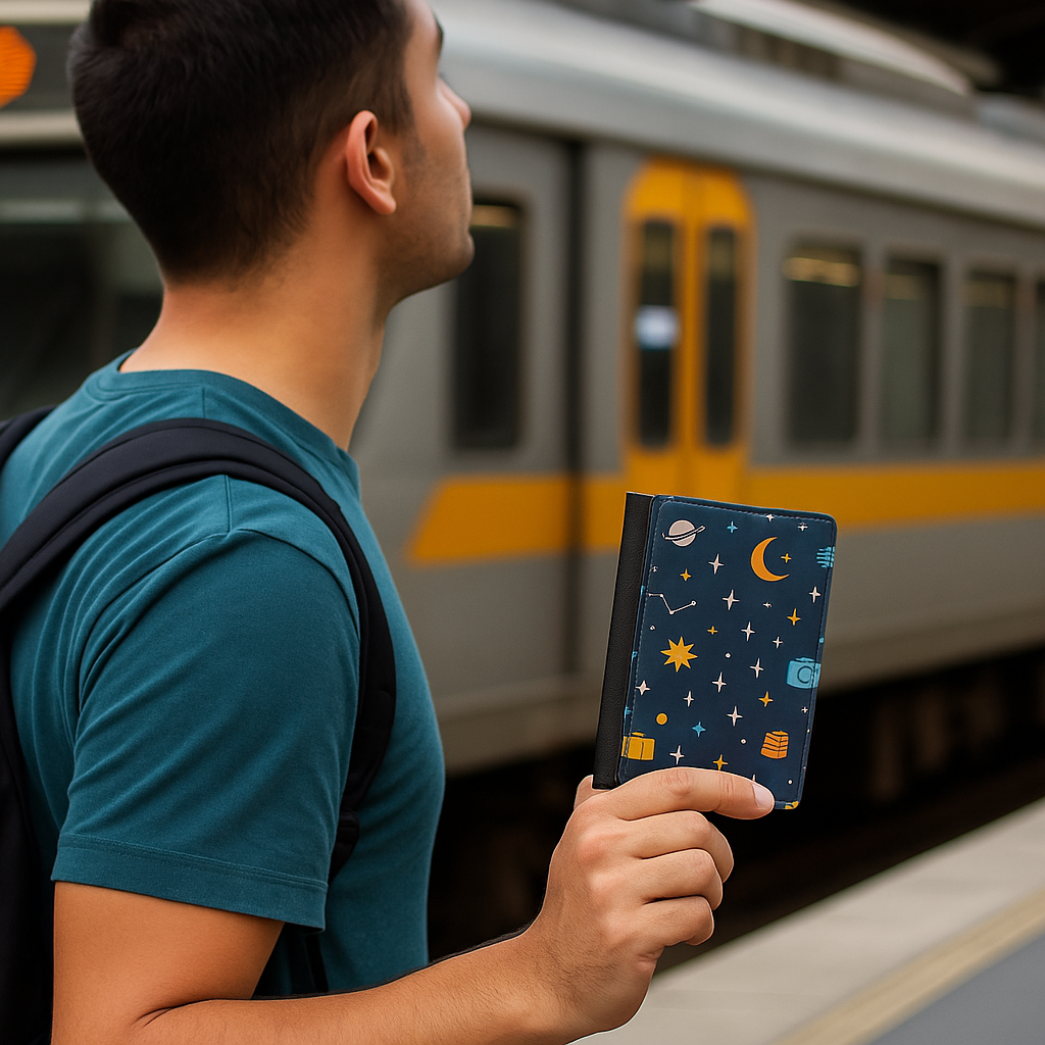 Starry Travel RFID Blocking Passport Wallet