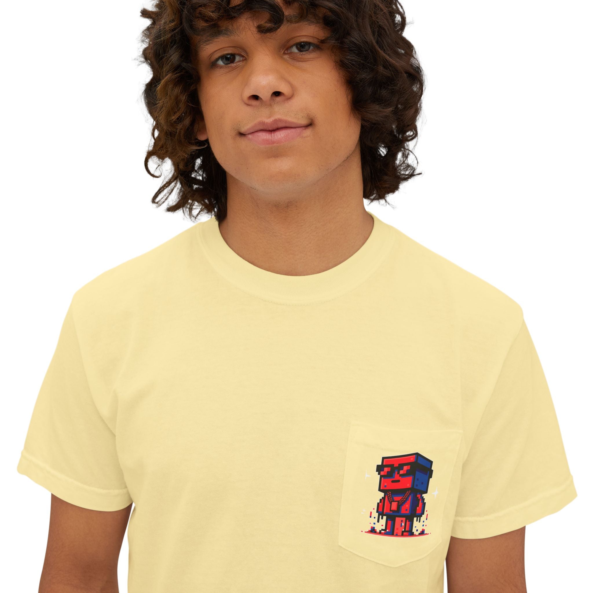 Unisex Pocket T-shirt | 8-bit Graphic