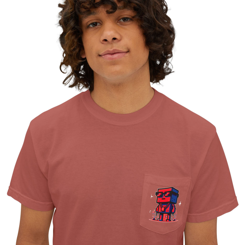 Unisex Pocket T-shirt | 8-bit Graphic