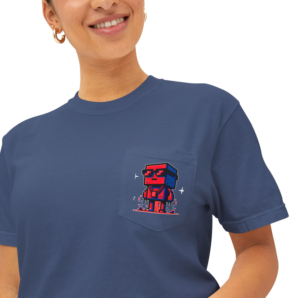 Unisex Pocket T-shirt | 8-bit Graphic