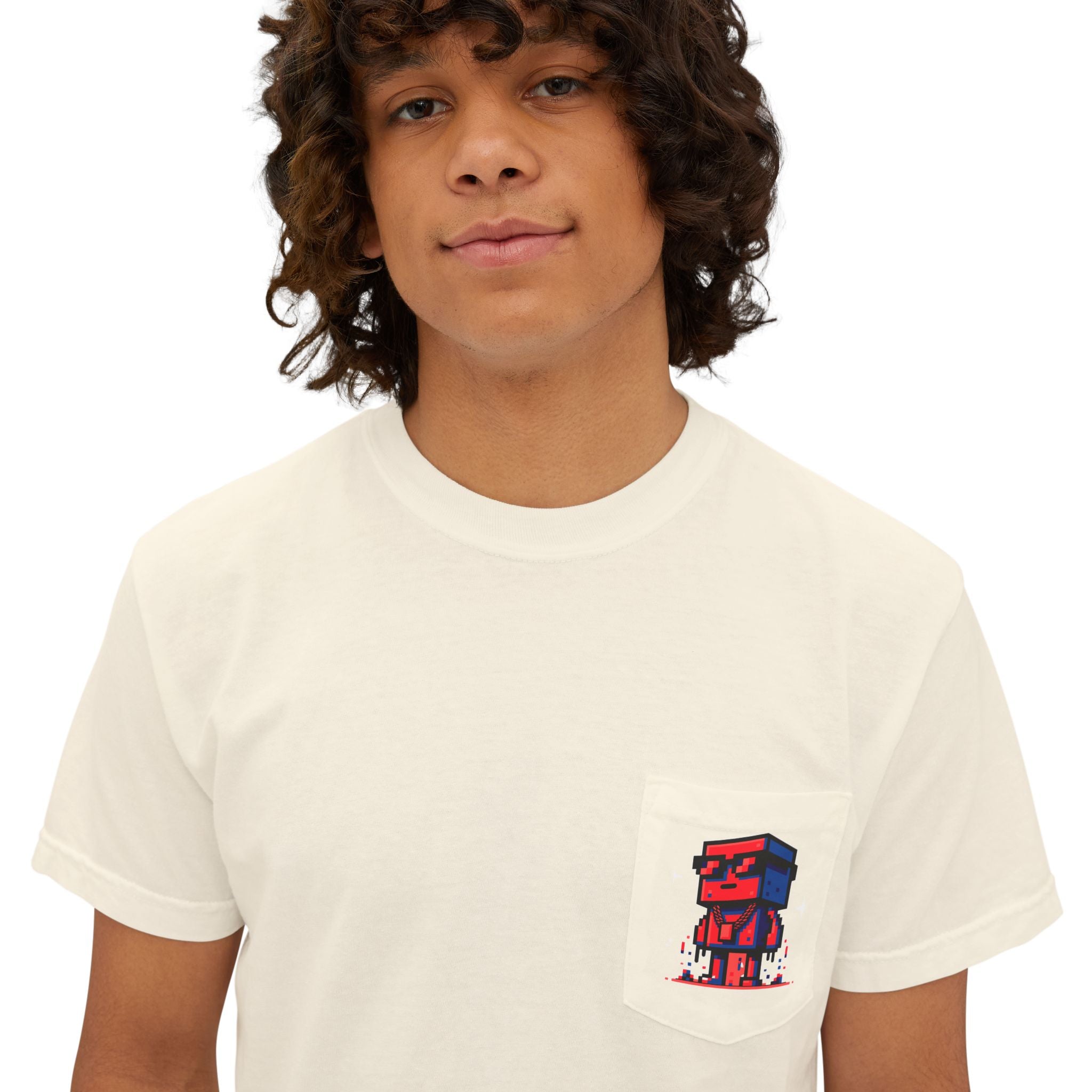 Unisex Pocket T-shirt | 8-bit Graphic