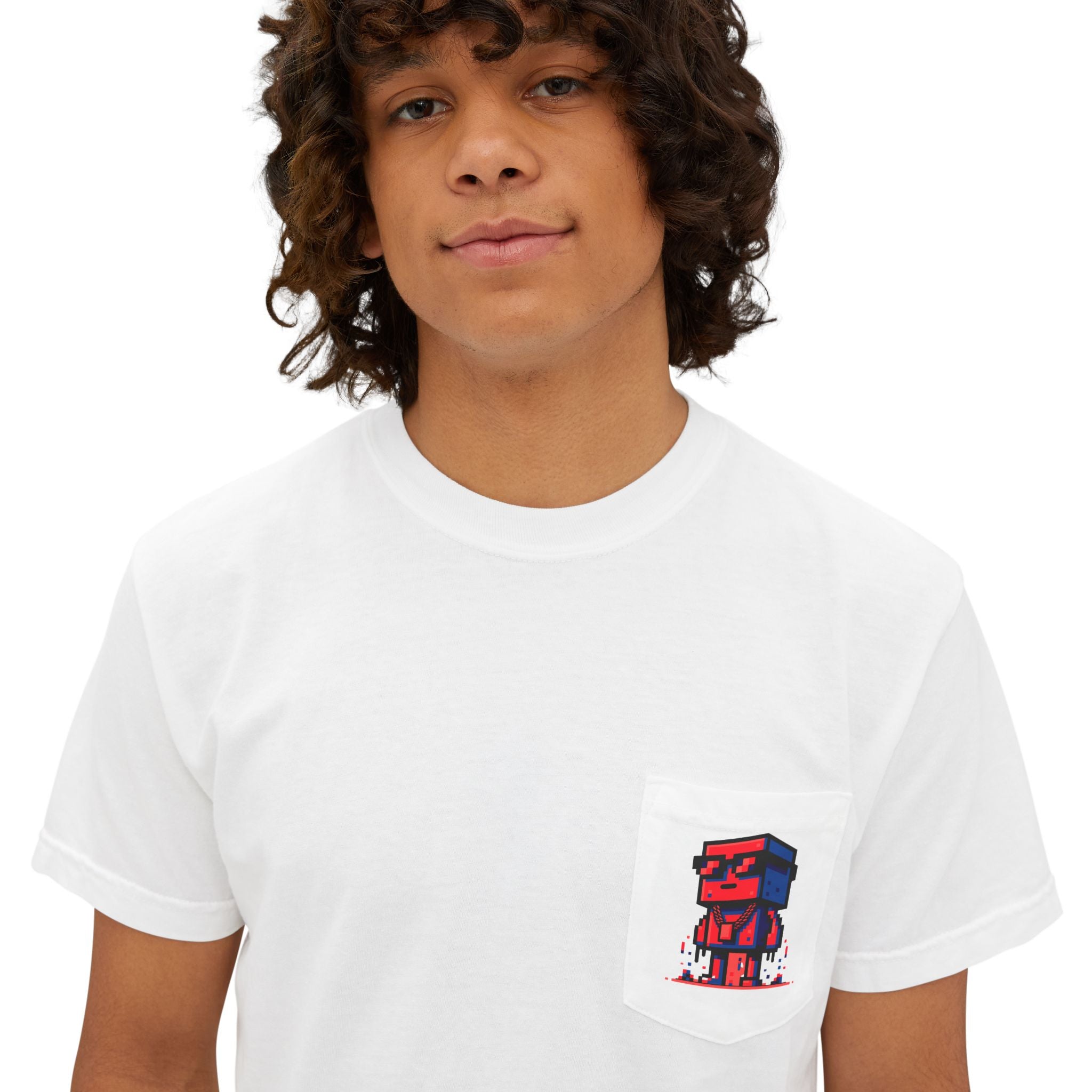Unisex Pocket T-shirt | 8-bit Graphic